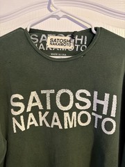 Satoshi Nakamoto Logo Thermal With studs Green Size XXL