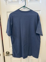 NIKE MENS MAX90 LARGE T-shirt, Loose Fit, Heavyweight, Blue, Nike Racing Team