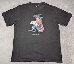 UT Uniqlo Studio Chizu Mamoru Hosoda’s Belle T-Shirt Unisex Size Medium Black