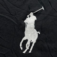 Polo Ralph Lauren Mens 2XB Big Pony Embroidered Black T-Shirt Short Sleeve Tee