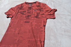 4 Lot Nike Men Dri-FIT ADV Running Division Techknit Shirt FB6868 Size S GrayRed