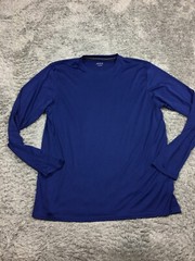 BCG Shirt Mens Size Large Blue Long Sleeve Stretch Athletic