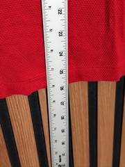 COS T Shirt Small Mens Red Textured Fabric Athletic Short Sleeve Tee