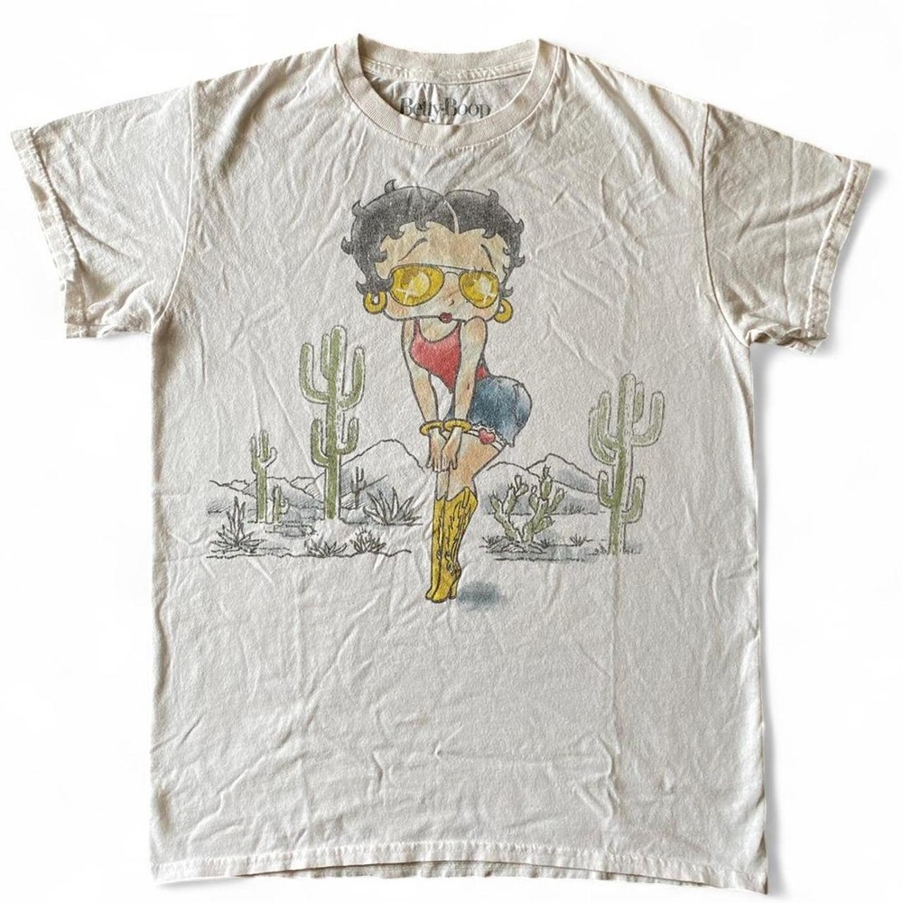 Betty Boop 90s Retro Style White T shirt Unisex tee Men Women tee NH19446