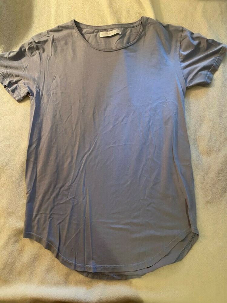 CottonOn Premium Collection Medium Men gray knit cotton NWOT longer hem