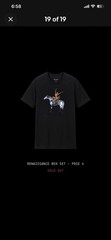 Beyonce Renaissance Box Set Shirts Pose 1-4 Size XL Sealed Complete Set Rare