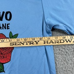 A4 Pascua Yaqui Native Tribe Performance T-Shirt Mens Small Blue Rose Graphic