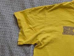 Nike Kobe Bryant Shirt Mens Large Yellow Graphic Tee Basketball Swoosh Athletic