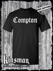COMPTON T-Shirt – West Coast Hip Hop Rap Tee Los Angeles LA Cali