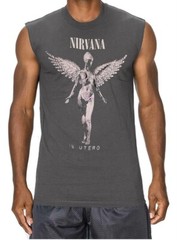Nirvana In Utero Rock Band Muscle Shirt (Multiple Variations)