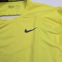 Nike Pro Hypercool Short Sleeve Shirt Men’s Yellow Used L