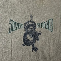 Silver Strand Mens Year of the Dragon Graphic TShirt Tan Large Vintage Style Tee