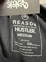 NEW Reason Brand Co x Hustler Men’s Medium Graphic T-Shirt Limited Edition Black