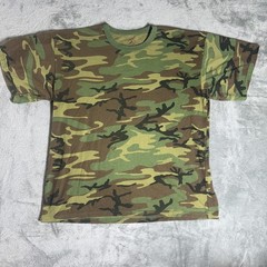 Rothco Camo Shirt Mens XXL Camouflage Camo Tee Woodland Military Hunting Outdoor