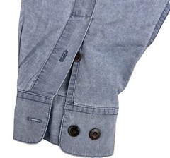 The Territory Ahead Shirt Jacket Men’s Large Long Sleeve Outdoor Gray Pockets