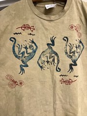 Andrea Bragg Design vintage single stitch graphic t shirt XL Made In Canada