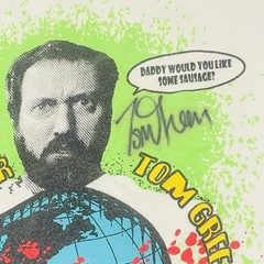 Tom Green World Standup Comedy Tour Shirt White Large Autographed Gildan