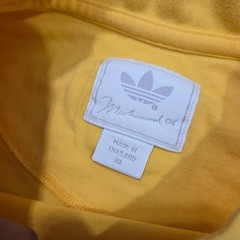 Muhammad Ali Adidas T-shirt The Muhammadu Ali Collection Men’s Size XL Yellow