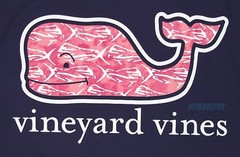 NWT Vineyard Vines Men SS Pocket Crew Neck Tee T-Shirt “DOLPHIN FISH WHALE”