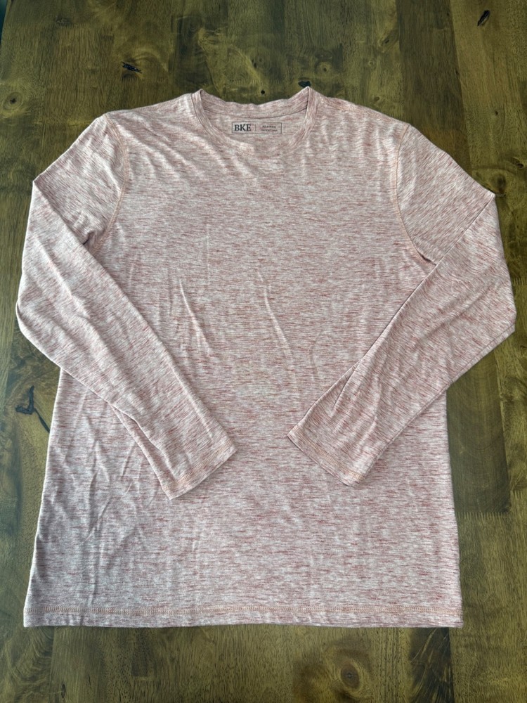 EUC Mens BKE buckle heathered long sleeve tshirt stretch size XL