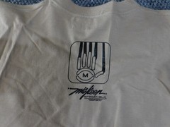 Miskeen t shirt mens XL beige graphic streetwear hiphop vintage baggy