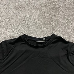 Asos Basic Crew Neck T-Shirt Mens Small Black Crew Neck Long Sleeve Cotton Tee