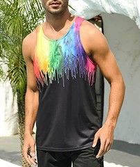 Melting Pattern Realistic 3D Tank Top Mens Womens Unisex