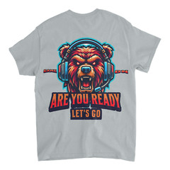 Custom T-Shirt Are You Ready! / Unisex Soft Style T-Shirts, Gildan Heavy- Cotton