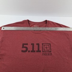 5.11 Tactical T-Shirt Mens XL Red Short Sleeve “PHOENIX” American Flag