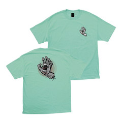 Santa Cruz Skateboards Shirt Amoeba Hand Celadon