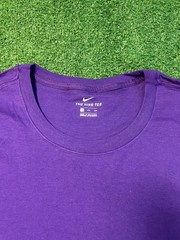Nike Standard Fit Purple Big And Tall Plain Blank Irregular T Shirt Size 4XL