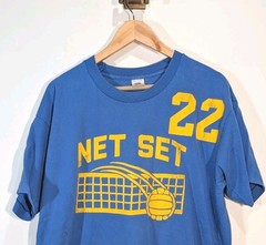 Vintage 80s Early 90s Single Stitch Graphic Tee Volleyball XL Made In USA