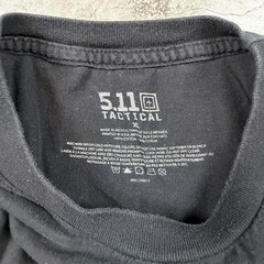 5.11 Tactical T Shirt Mens XL Black Logo The Forge Skull Preowned