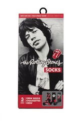The Rolling Stones – Perri’s – Rolling Stones – Crew Socks (Assorted Styles 3 Pa