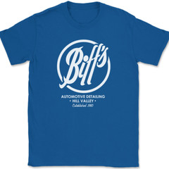 Biffs Automotive Detailing T-Shirt Tee Funny Movie Novelty Tee