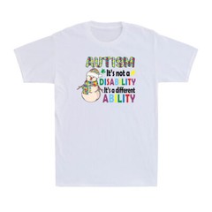 It’s Not A Disability It’s A Different Ability Autism Awareness Snowman T-Shirt