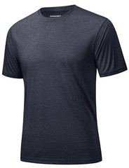 Mens Short Sleeve Athletic Shirt Gym Workout Runing Performance Dry Fit Casual T