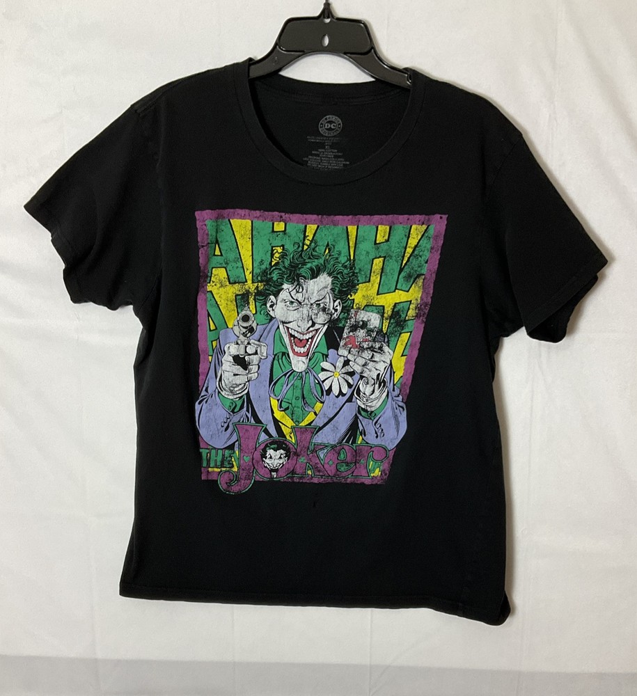 Vintage DC Comics Originals Graphic The Joker T-shirt Size L