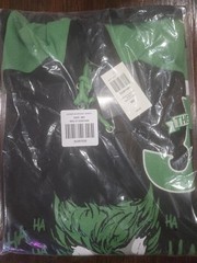 DC Comics Batman The Joker Hooded Men’s MEDIUM Hockey Jersey HOT TOPIC Hoodie