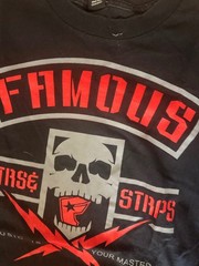 Y2K Famous Stars & Strap Shirt Mens F Logo Graphic Grunge Skater Streetwear