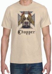Adult DryBlend® T-Shirt – ( CHOPPER – BIKER / CHOPPER / PIT BULL)