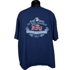 Vintage 90s Big Dogs The King You Can Call Me Dad Big & Tall Tee Size 3XLT