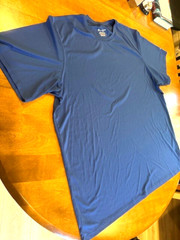Champion Men’s Double Dry Size 3XL Blue Short Sleeve Tagless Gym Workout T-Shirt