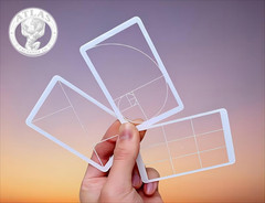 Golden Ratio, Fibonacci & Rule of Thirds Composition Tool Credit Card-Sized View