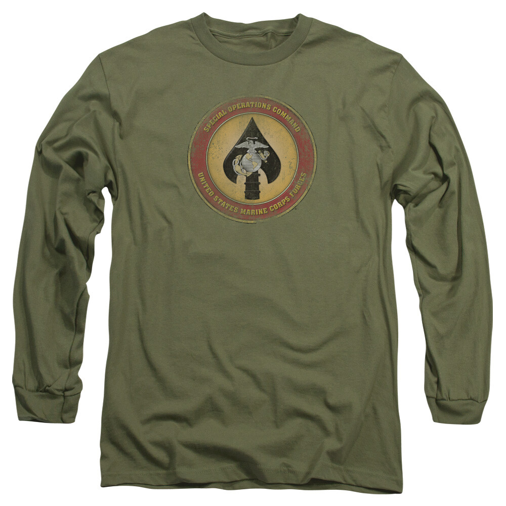 U.S. MARINE CORPS SPECIAL Licensed Men’s Long Sleeve Graphic Tee Shirt SM-3XL