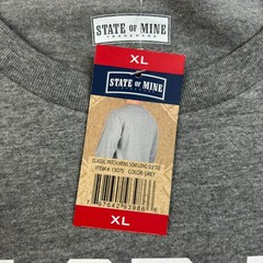 Colorado The Centennial State Shirt Mens XL Gray Long Sleeves Tee NWT