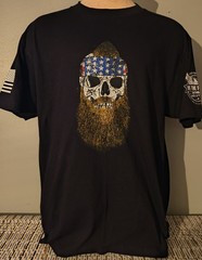Grunt Style “We The People Holsters Bearded Skull Graphic Men’s, XL T-Shirt