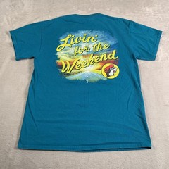 Buc-ee’s Shirt Mens Medium Livin For The Weekend Beaver Texas Roadtrip Tee