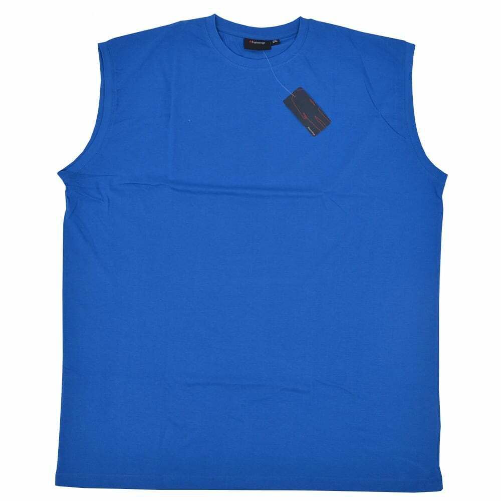 ESPIONAGE SLEEVELESS TEE SHIRT IN 7 COLOURS KINGSIZE 2XL3XL4XL5XL6XL7XL8XL