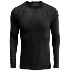 Zonbailon men’s t-shirt solid color bottomed shirt crew neck autumn long sleeve